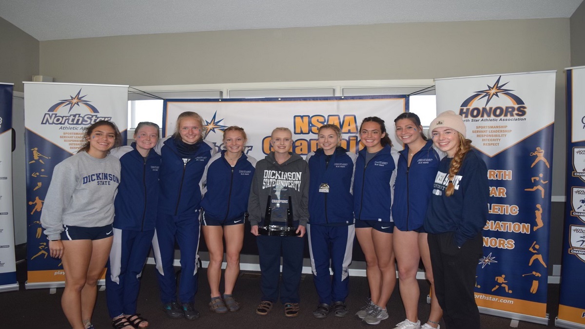 HAWKS WIN! Dickinson State wins 2021 NSAA Women's CC Championship