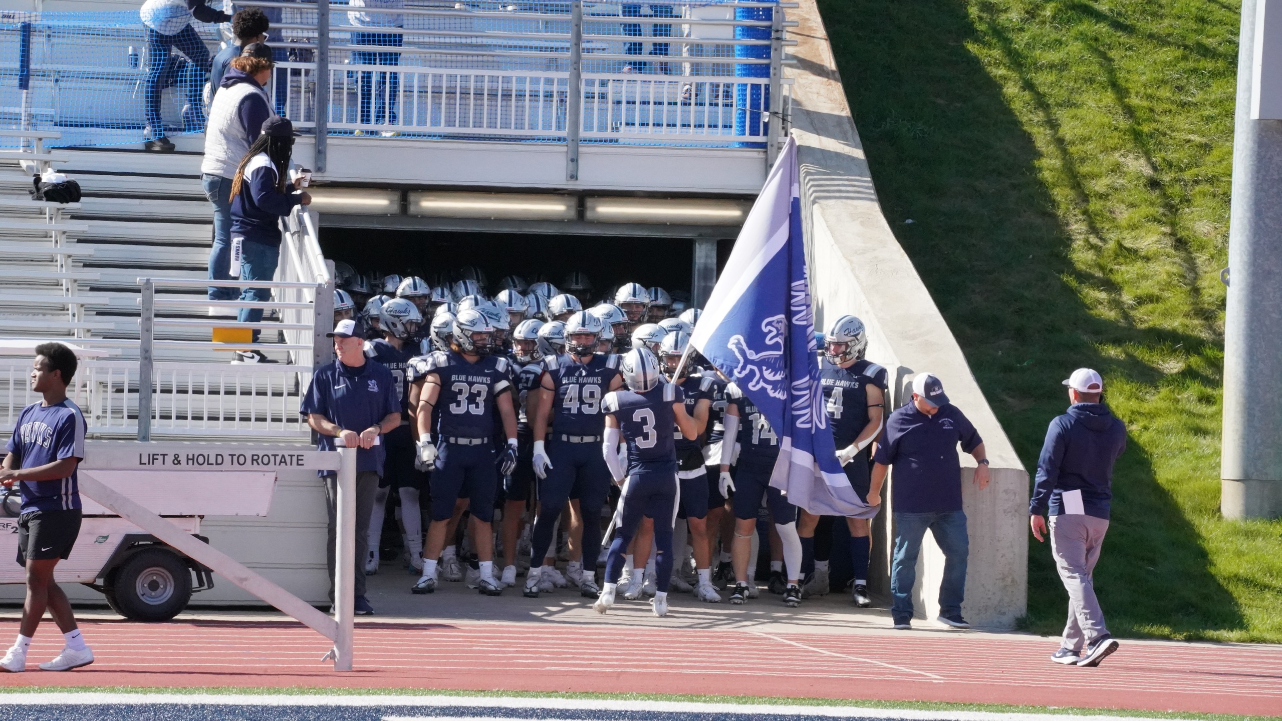 Stiff test awaits as #14 Blue Hawks travel to #2 Grand View for FCS Second Round