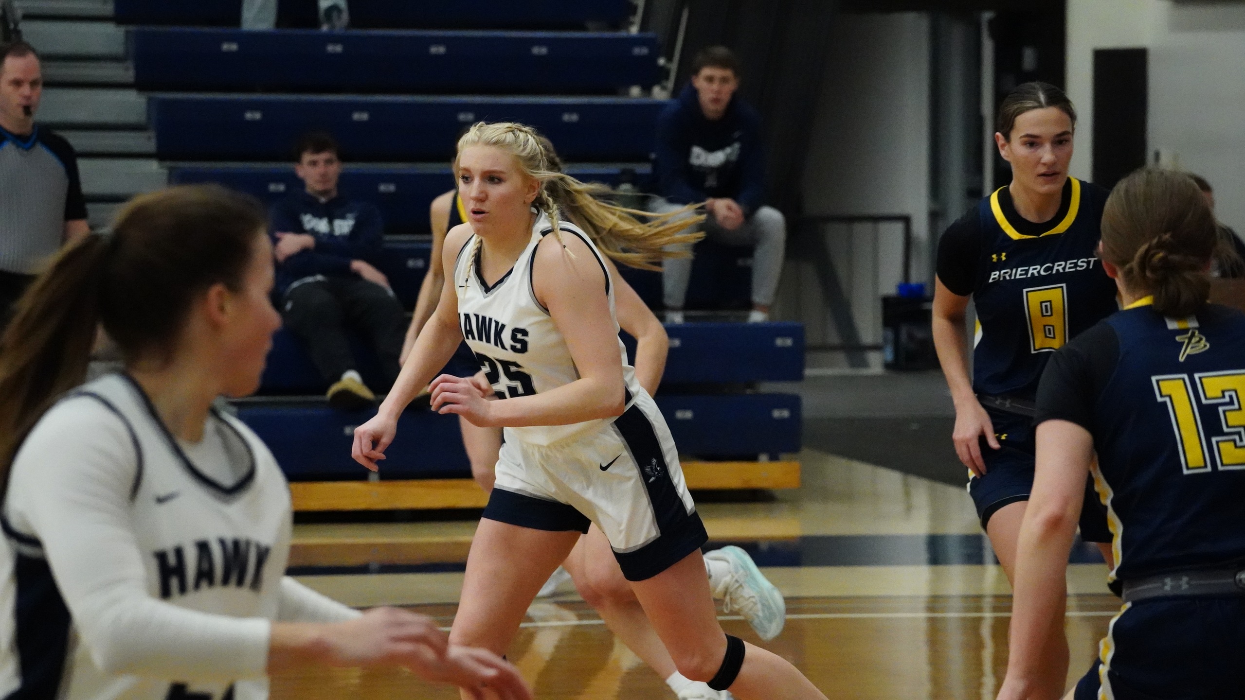 Dominant defensive second half leads Blue Hawk women to victory
