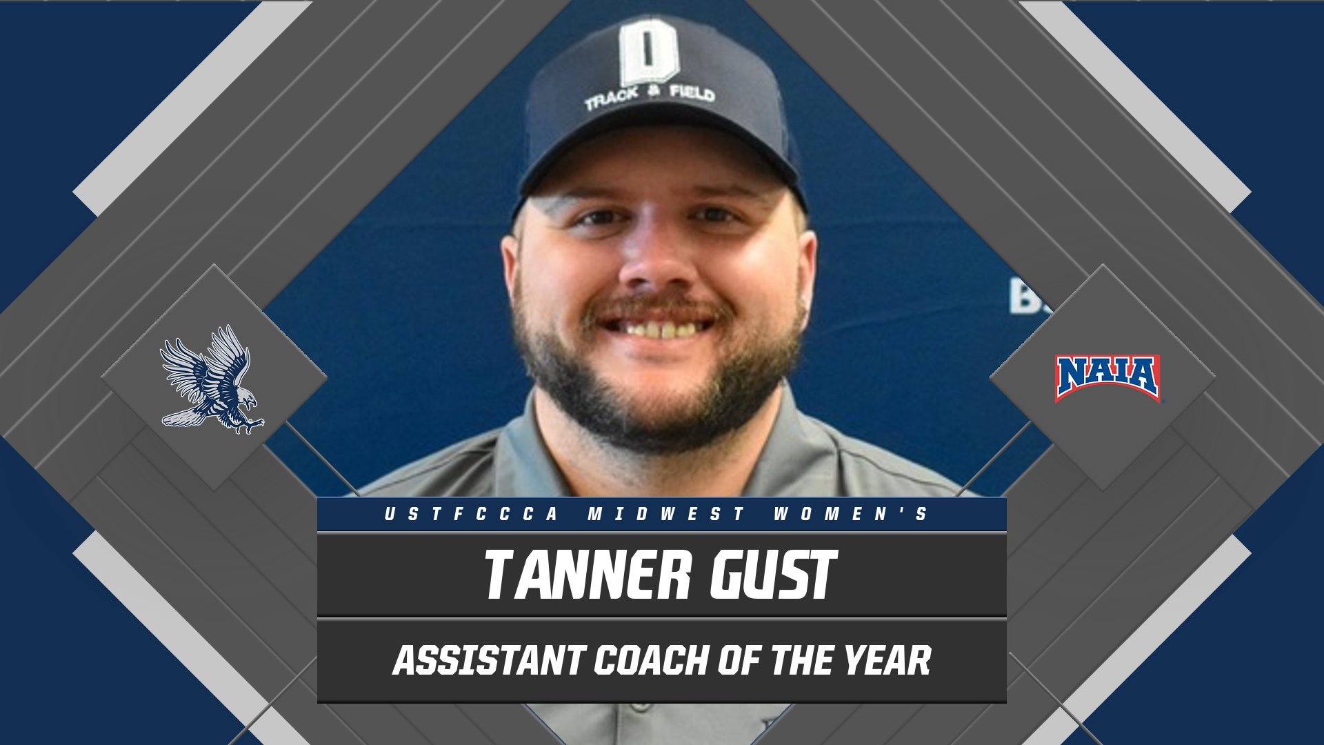 Gust named USTFCCCA Midwest Assistant Coach of the Year