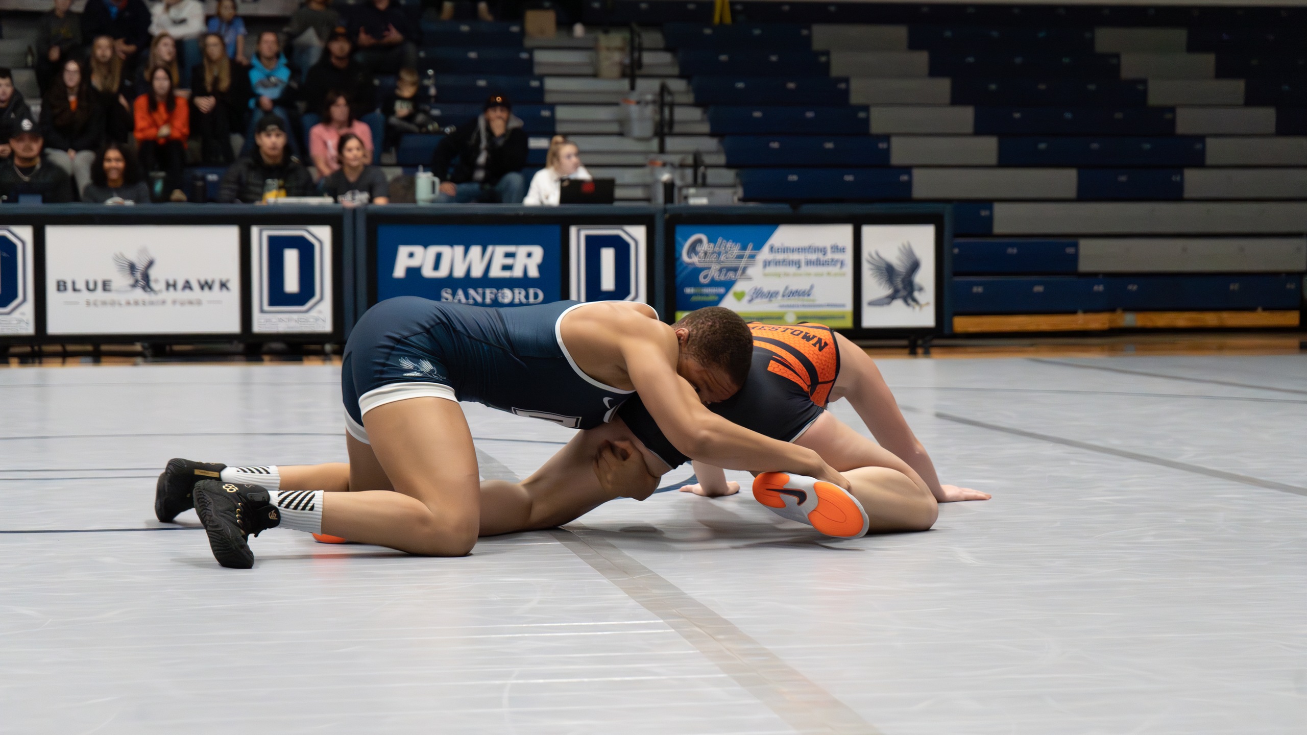 Blue Hawks dominate Jamestown in first home dual