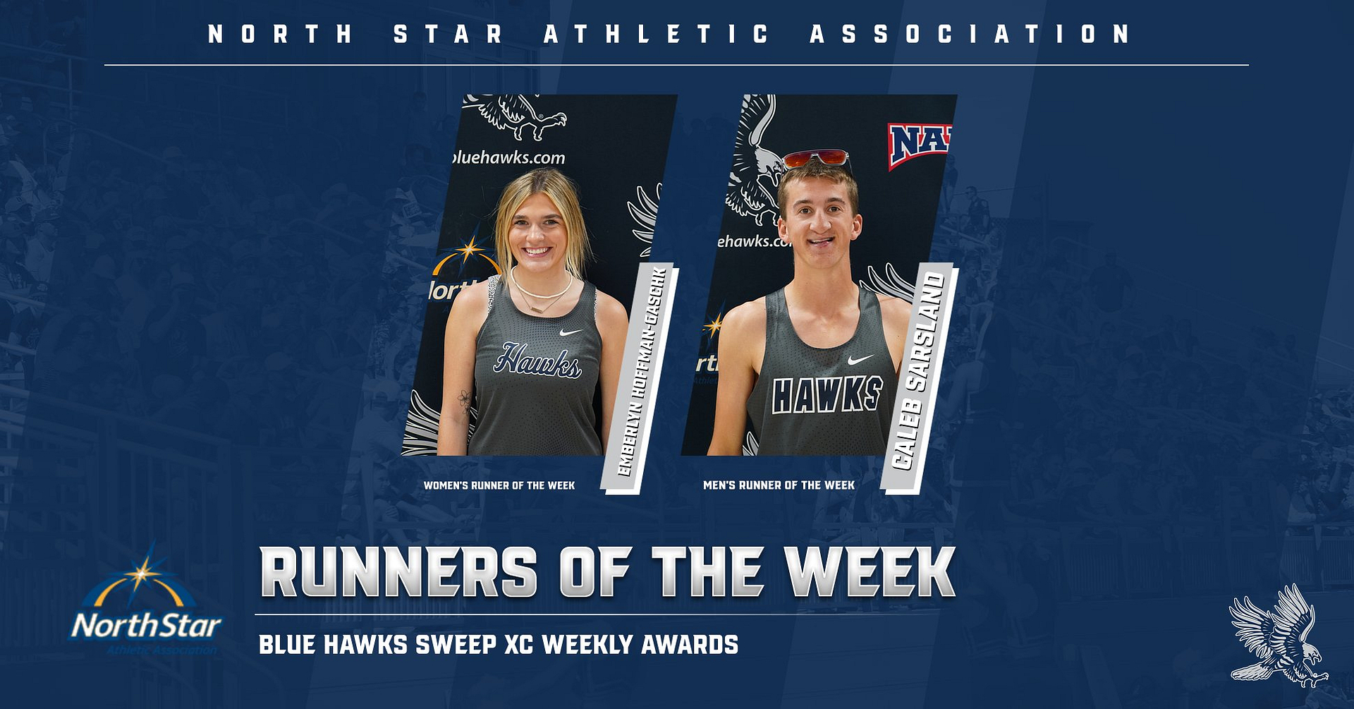 Blue Hawks sweep weekly Runner of the Week awards